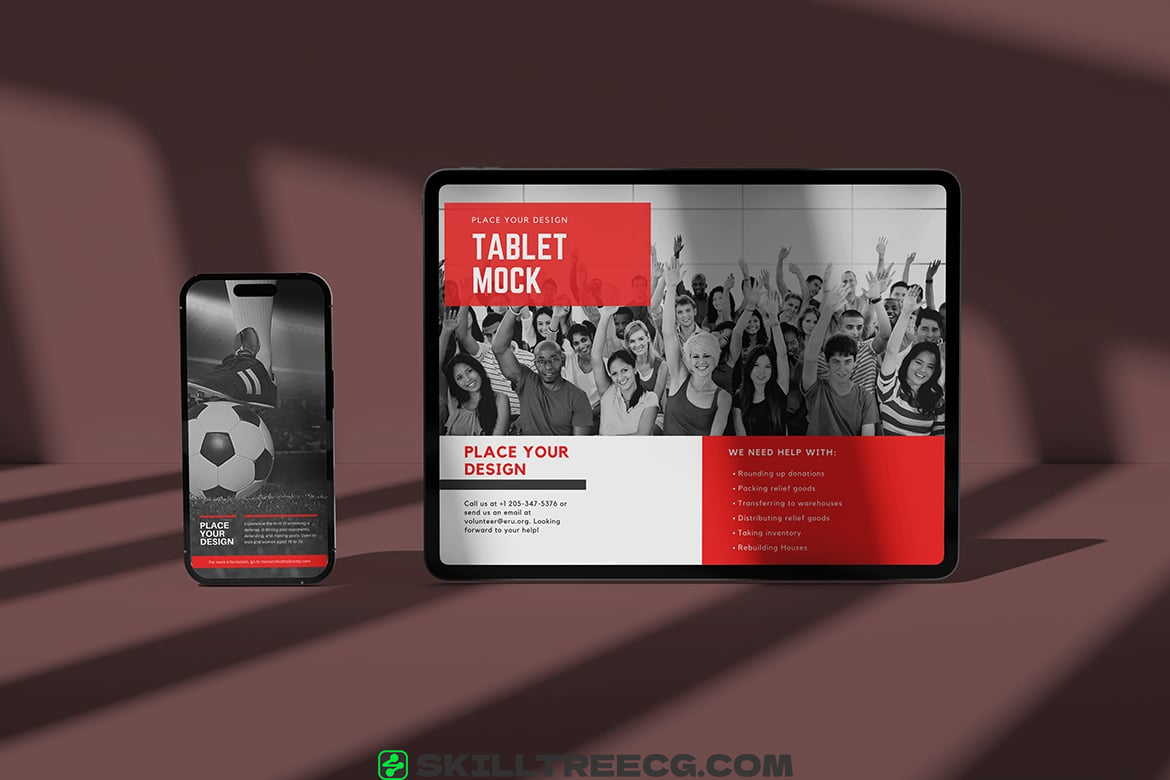 图片[2]-iPhone 14 Pro and iPad Pro Mockup（968970）-技能树
